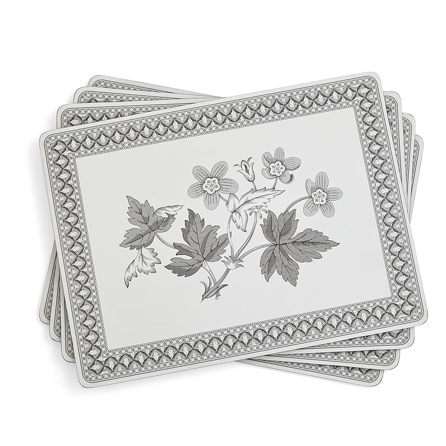 テーブル用品 Pimpernel Place Mats Amazon.com: Pimpernel Midnight Slate Placemats - Set of 4